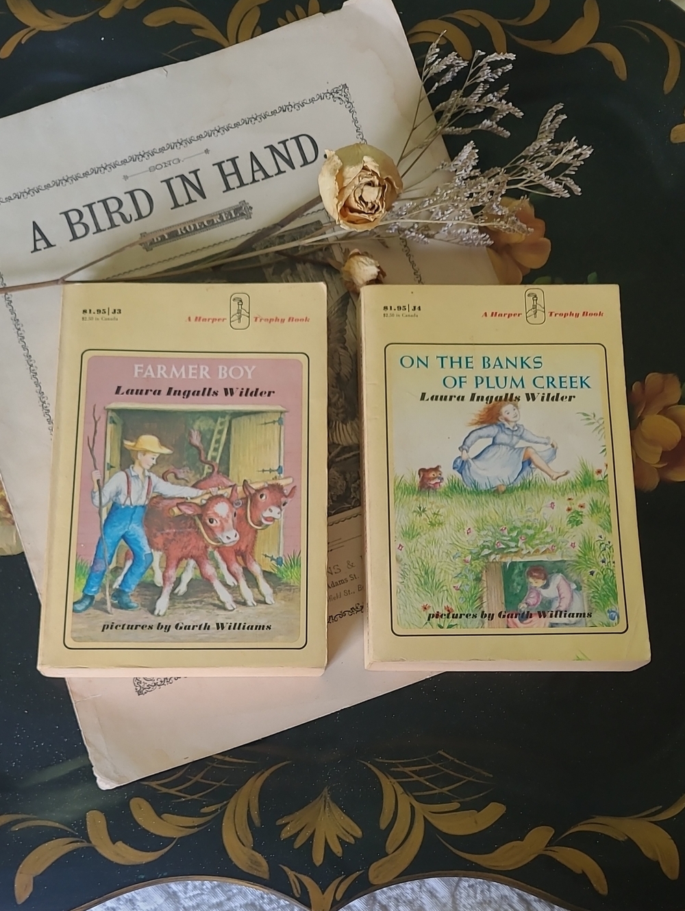 Set Of 2 Little House On The Prairie Books, 1971, Laura Ingalls Wilder, Vintage